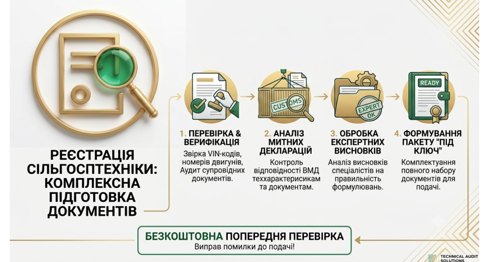 Комплексна підготовка та формування пакета документів